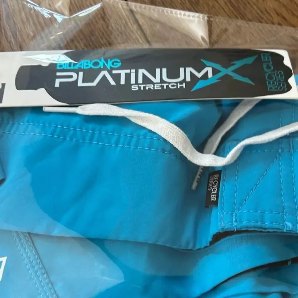 NWT Billabong Men’s Bright Turquoise Boardshorts 🏄🏼‍♂️ pockets!